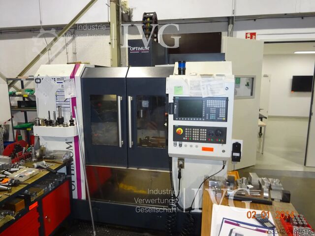 3-Achs-Bearbeitungszentrum OPTIMUM OPTImill F150