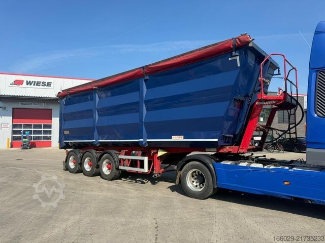 Tipper semitrailer KEMPF SKM 35/3 Stahl Kipper 50m³ Schrott