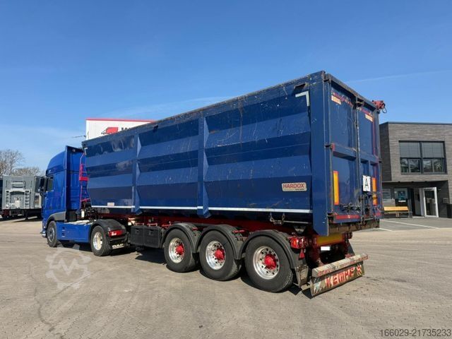 Tipper semitrailer KEMPF SKM 35/3 Stahl Kipper 50m³ Schrott