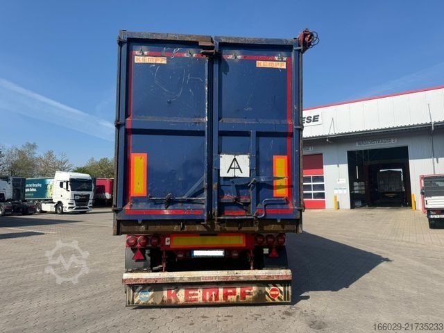 Tipper semitrailer KEMPF SKM 35/3 Stahl Kipper 50m³ Schrott