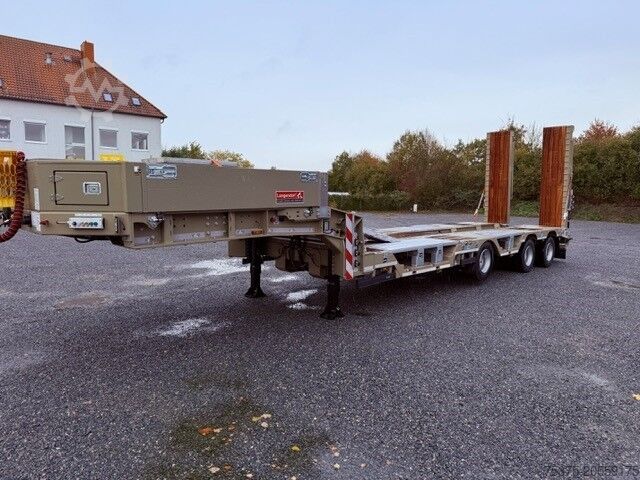 Low loader semitrailer Langendorf SATUE  Satteltieflader SATÜ 30-9.0m