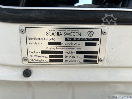 Standard tractor unit SCANIA R520 V8 HIGHLINE, OPTICRUISE, RETARDER, E6, HYDRAULIK