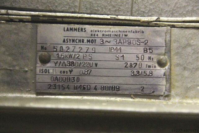 Filteranlage Höcker 1,5 kW