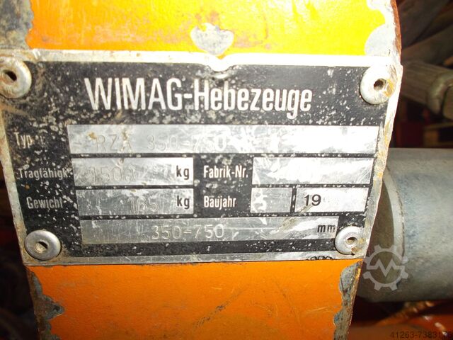 Rohrhebezange Wimag RZHA 350-750