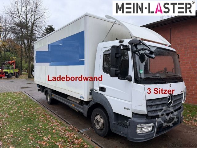 Box van MERCEDES-BENZ Atego 816 LBW AHK 3 Sitzer