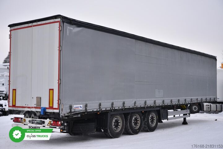 Open semitrailer with tarp SCHMITZ CARGOBULL SCS24/L