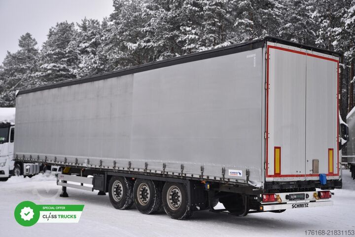 Open semitrailer with tarp SCHMITZ CARGOBULL SCS24/L