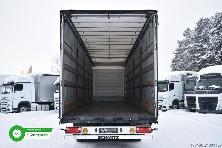 Open semitrailer with tarp SCHMITZ CARGOBULL SCS24/L