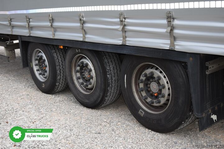 Open semitrailer with tarp SCHMITZ CARGOBULL SCS24/L