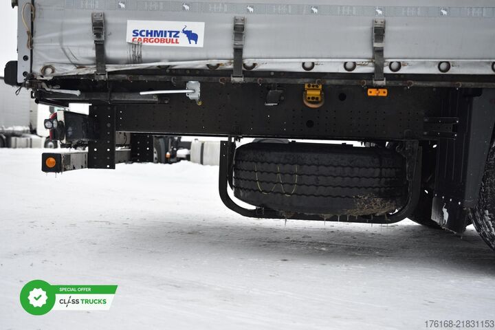 Open semitrailer with tarp SCHMITZ CARGOBULL SCS24/L