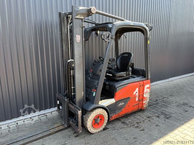 Electric 3-wheel forklift Linde E16-02
