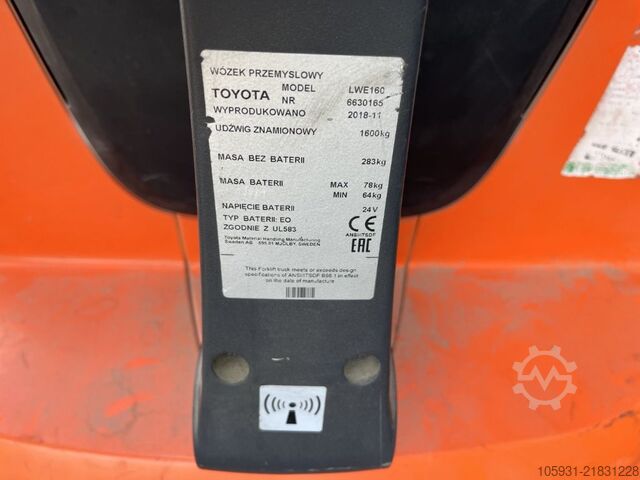 Niederhubwagen BT LWE160