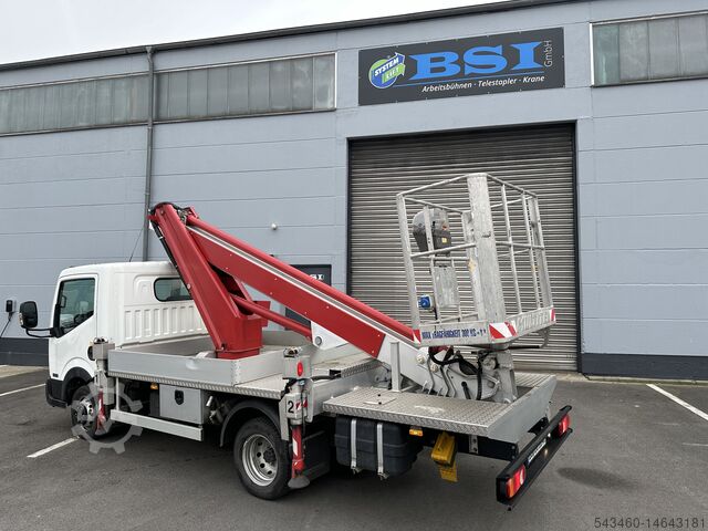 Multitel MT 162 (EX) on Nissan Cabstar 3.5t truck-mounted riser 