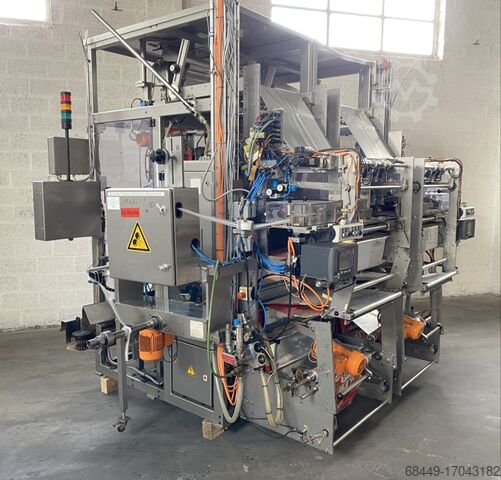 Abfüll-, Wiege- und Verpackungslinie Ishida-Rovema-Paal Afvul– weeg- en verpakkingslijn