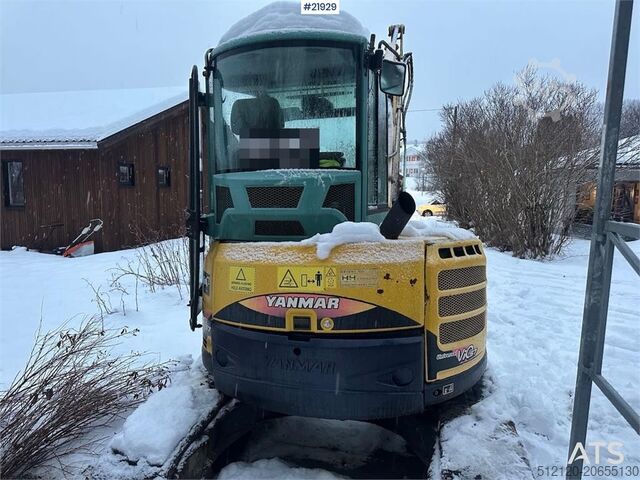 Mini excavator Yanmar VIO57-U excavator with rototilt and 3 buckets