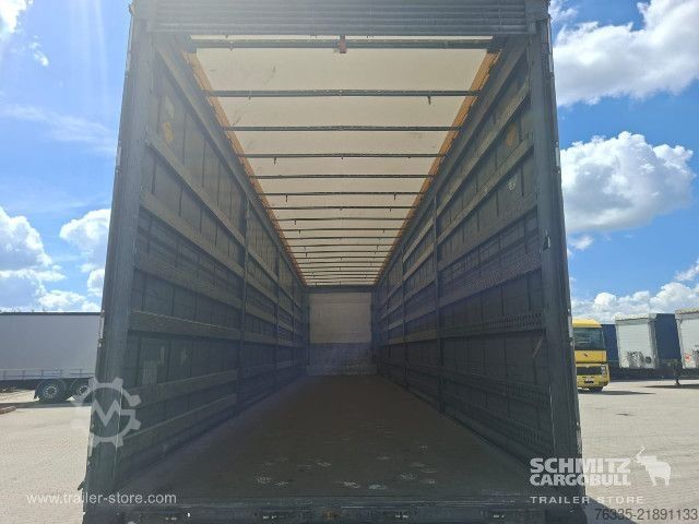 Open semitrailer with tarp Schmitz Cargobull Curtainsider Mega