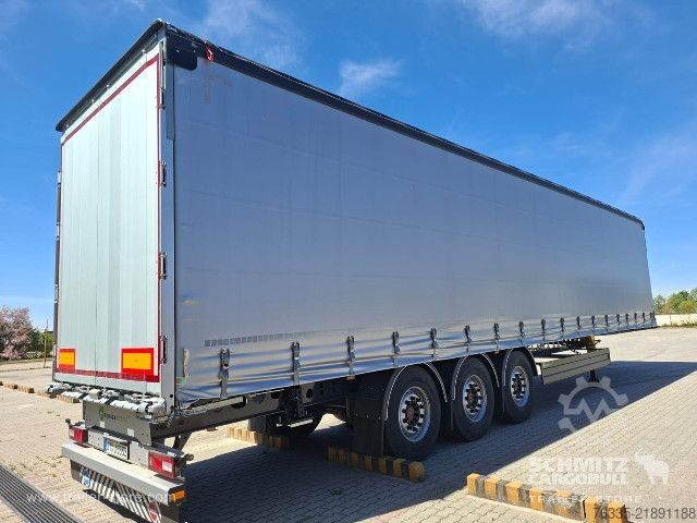 Open semitrailer with tarp Berger Curtainsider Standard