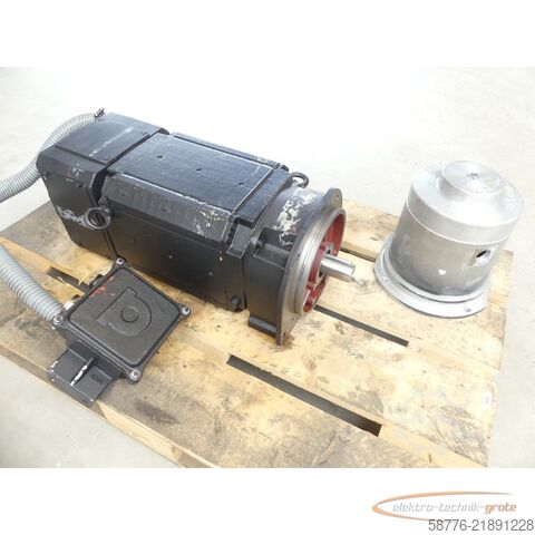 Control unit Baumüller GNF 132 MV Motor SN:872701/R1 +  GHT 612/42 Tachogenerator