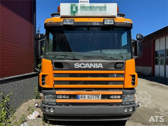 Hook arm system Scania 124G hook truck w/ Palift hook with articulation S