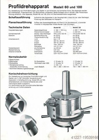 Profile turning machine ARMAG Aufnahme MK4