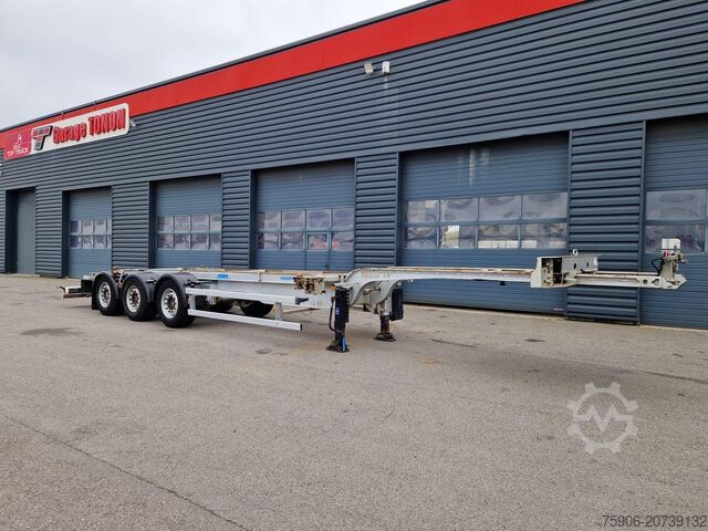 Langmaterial-Sattelauflieger Asca PORTE CONTAINERS MULTIPOSITION