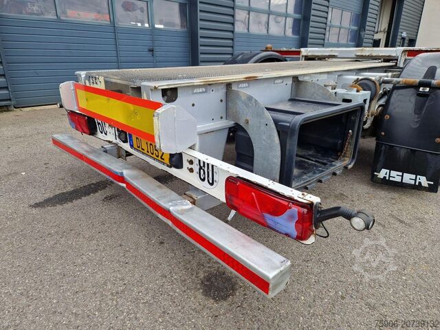 Langmaterial-Sattelauflieger Asca PORTE CONTAINERS MULTIPOSITION