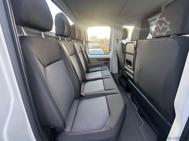 Pritschenwagen VOLKSWAGEN Crafter 35 Doka Facelift L3 MR 7 Sitze GRA LED