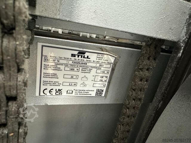 Elektrischer Stapler Still 3516 mm, Baujahr 2022 STILL EXV-SF14