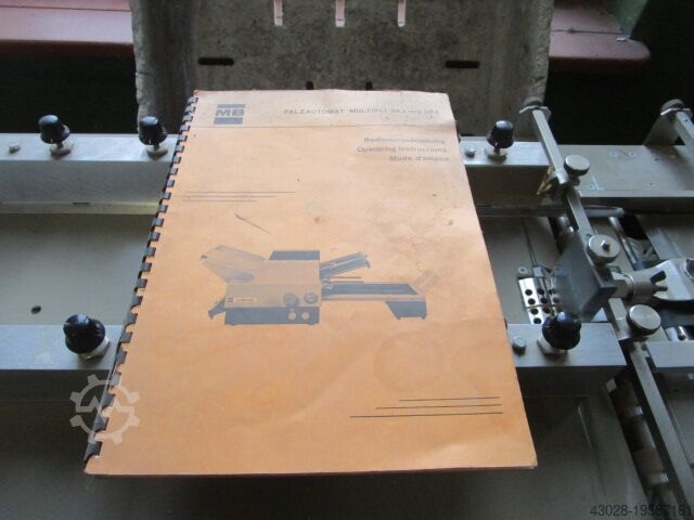 TISCH-FALZMASCHINE MATHIAS BÄUERLE MB MULTIPLI 382 PBA