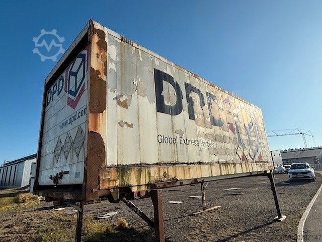 Anhänger-Wechselpritsche KRONE 745 BDF Kleiderkoffer+Rolltor+Kleider