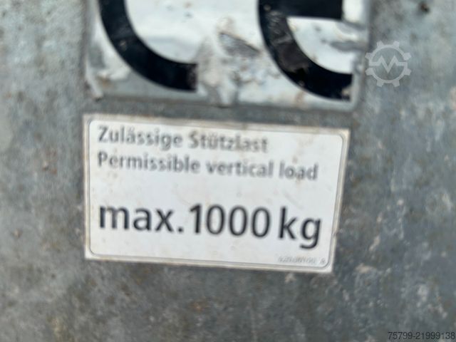 Anhänger HUMBAUR Tandem Anhänger mit 2Achsen und Rampen