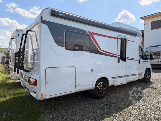 Semi-integrated camper LMC Tourer Lift H 630 Rahmenfenster / Franz. Bett