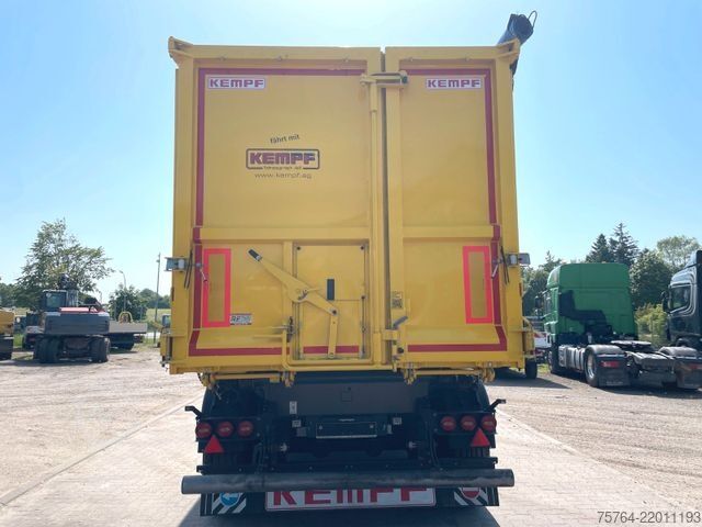Tipper semitrailer KEMPF ca. 53m³ Kippauflieger /Kombitür/Kunststoffboden