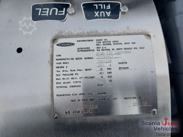 Standard SZM Scania R 410 A4x2NA LNG