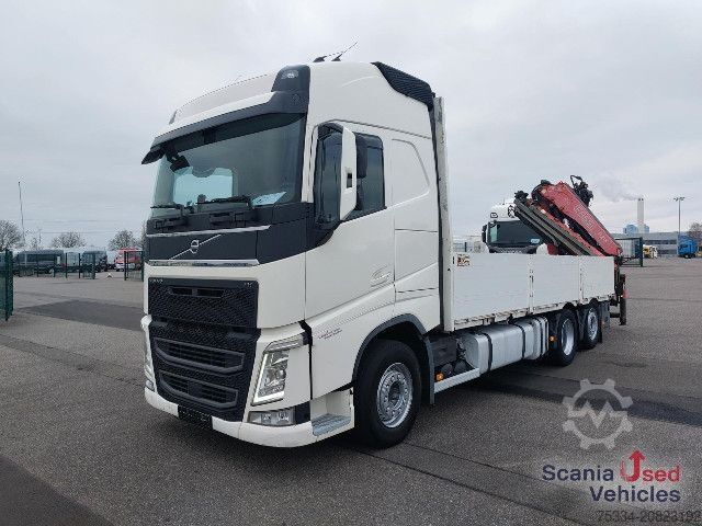 LKW mit Pritsche (offen) Volvo FH 540 Baustoff mit Heckran Fassi F215A.23
