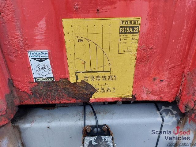 LKW mit Pritsche (offen) Volvo FH 540 Baustoff mit Heckran Fassi F215A.23