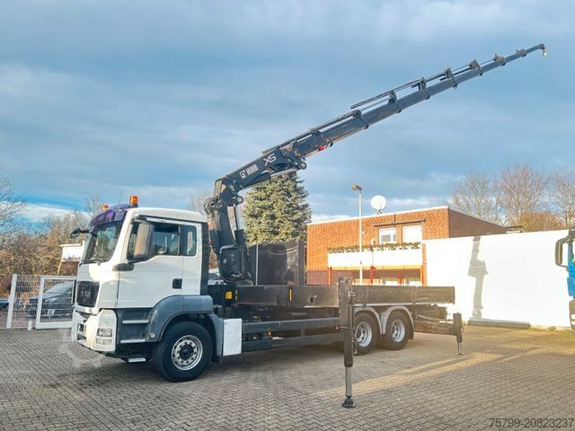 Autokran MAN 26.360 TGS Pritsche + HIAB 477 Kran 6x4