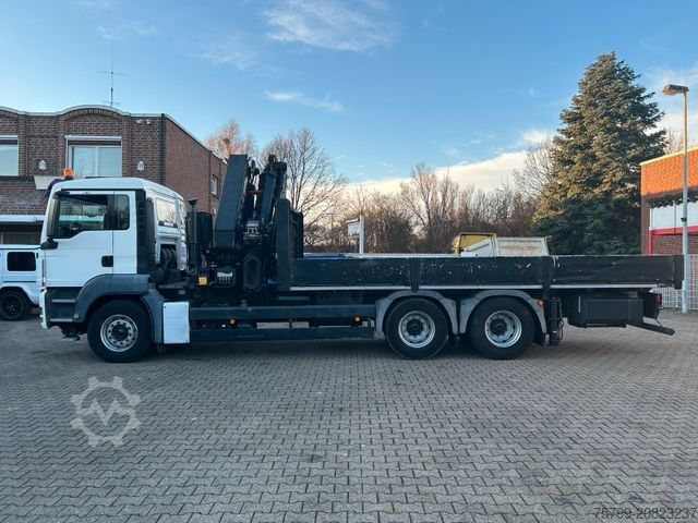 Autokran MAN 26.360 TGS Pritsche + HIAB 477 Kran 6x4
