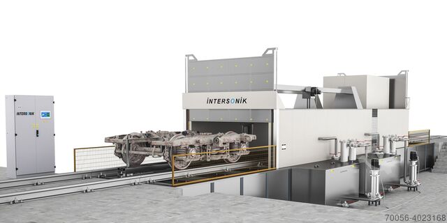 DREHGESTELL, RIESIGE TEILE-WASCHANLAGE INTERSONIK