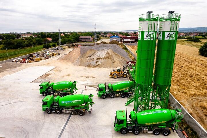 Concrete mixing plant / concrete plant FABO Concrete Batching Plant 110 m3 Compact Concrete Batching Plant