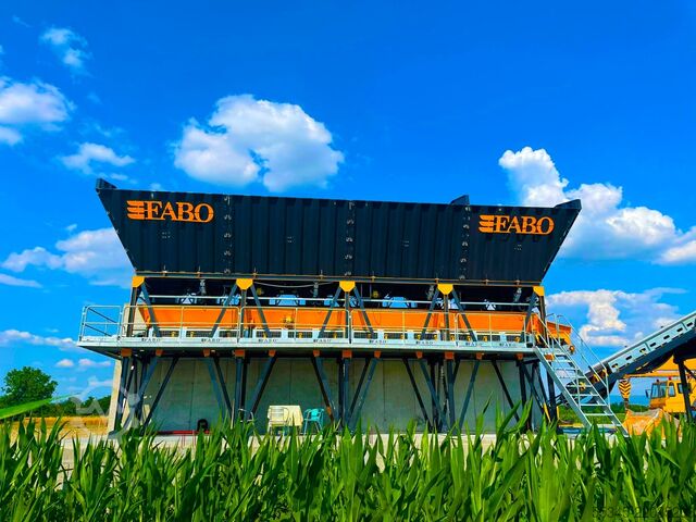 Concrete mixing plant / concrete plant FABO Concrete Batching Plant 60 M3/H Compact Concrete Batching Plant