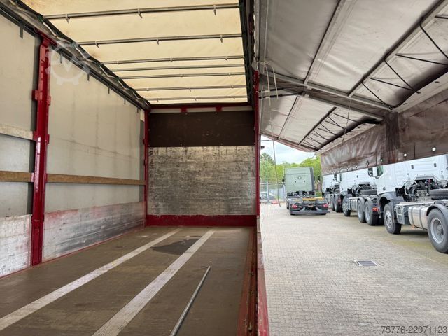 Flatbed truck with tarp MERCEDES-BENZ 2548 Actros 5 L 6x2 Lowliner BDF