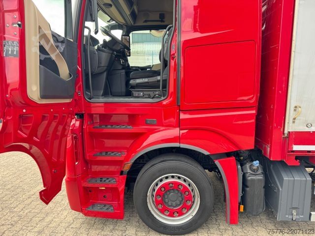 Flatbed truck with tarp MERCEDES-BENZ 2548 Actros 5 L 6x2 Lowliner BDF