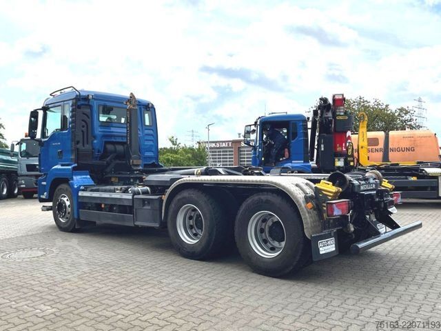 Roll-off tipper truck MAN TG-S 26.470 6x4 Abrollkipper kurzer Radstand