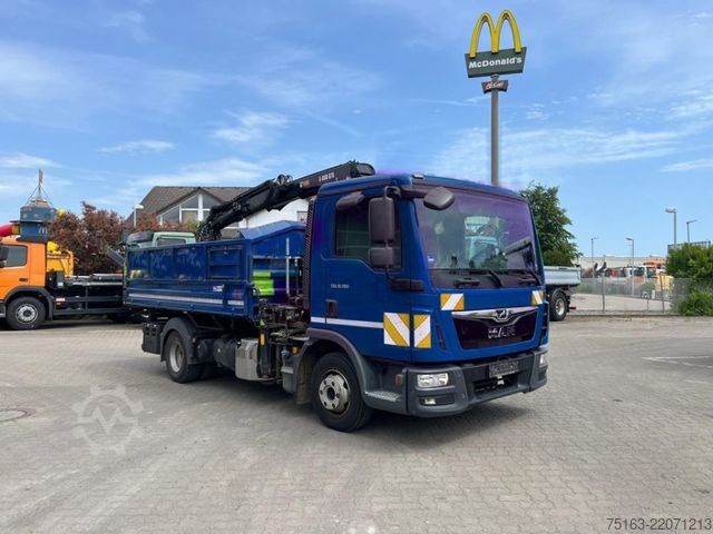Customized van MAN TG-L 8.190.4x2 BL 2-Achs Kipper Kran Hiab 078+Gr