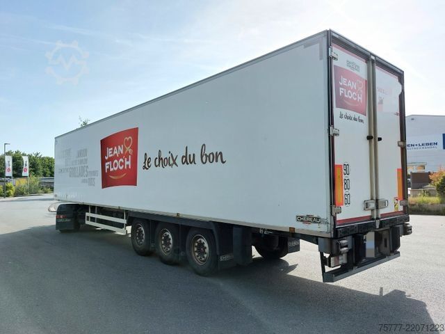 Reefer semitrailer CHEREAU CSD-Tiefkühlauflieger-Carrier-SAF-Rohrbahnen