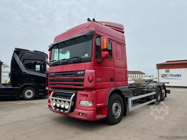 Wechselfahrgestell LKW DAF XF 105.460 * RETARDER * AHK * 1. HAND *LIFTACHSE