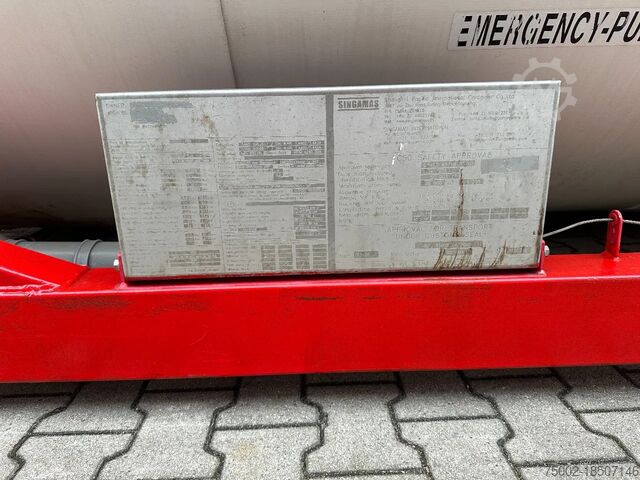 Tankcontainer Singamas 20FT ISO, 26.000L/1-COMP/3 BAFFELS/3 manholes, ...