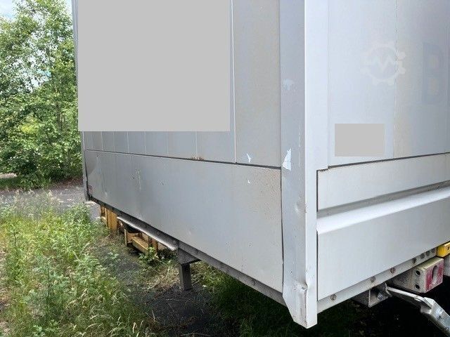 Swap body trailer  BDF Koffer 7,45 m mit BRANDSCHADEN