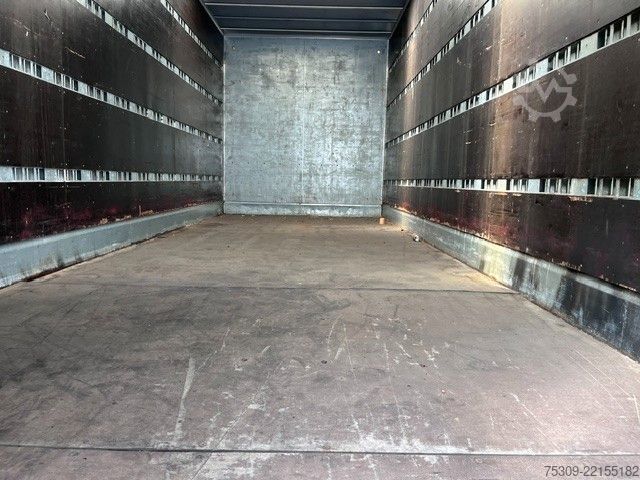 Swap body trailer  BDF Koffer 7,45 m mit BRANDSCHADEN
